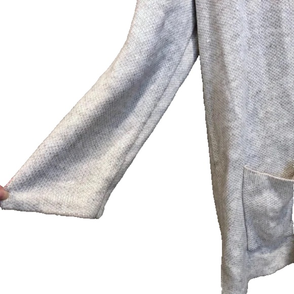 NWT Style&Co. Women's Fleece Collar Open Front Cardigan Hammock Heather 1X - Picture 5 of 13